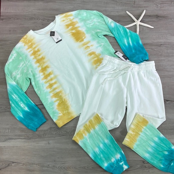 🔆RIP CURL🔆 SUN DRENCHED CREW SUN DRENCHED TRACK PANT SET - Picture 7 of 16